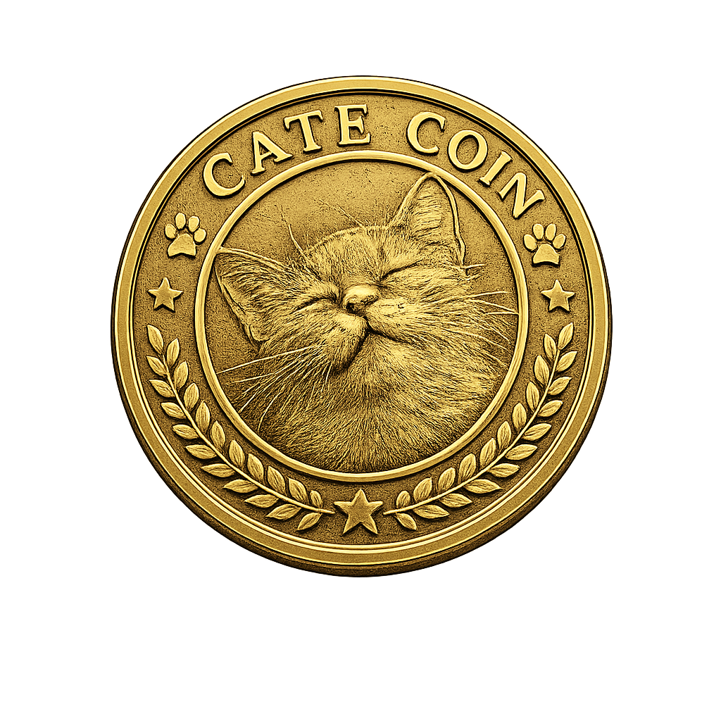 The CATE COIN, freshly minted in her image